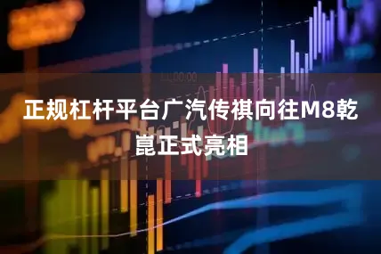 正规杠杆平台广汽传祺向往M8乾崑正式亮相